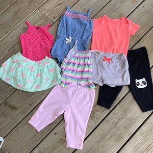 Carters* 6 month lot. Stripe shirt is koala baby